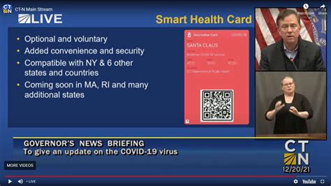 connecticut smart health card|How to put Connecticut COVID vaccine .